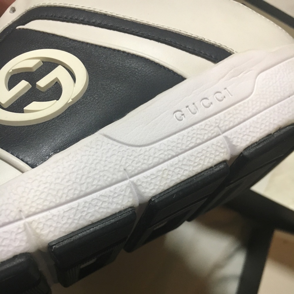 Gucci Sneakers Size 13 Navy Blue - Picture 10 of 16